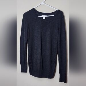 Dark Gray Long Sleeve Sweater